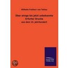 Über einige bis jetzt unbekannte Erfurter Drucke door Wilhelm Freiherr von Tettau