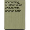 Accounting, Student Value Edition with Access Code door Walter T. Harrison Jr