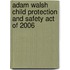 Adam Walsh Child Protection and Safety Act of 2006