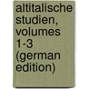 Altitalische Studien, Volumes 1-3 (German Edition) door Pauli Carl