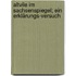Altvile im Sachsenspiegel; ein Erklärungs-versuch