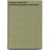 Analyse integrativer Qualitätsmanagement-Methoden by Gerrit Buchenau