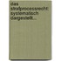 Das Strafprocessrecht: Systematisch Dargestellt...