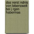 Das Verst Ndnis Von Lebenswelt Bei J Rgen Habermas