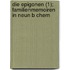 Die Epigonen (1); Familienmemoiren in Neun B Chern