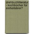 Drehbuchliteratur - Kochbücher für Einheitsbrei?