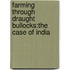 Farming through draught bullocks:the case of India