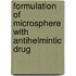 Formulation Of Microsphere With Antihelmintic Drug
