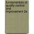 Fundamentals Of Quality Control And Improvement 2E