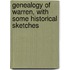 Genealogy of Warren, with Some Historical Sketches