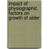 Impact of Physiographic Factors on Growth of Alder door Seyed Aliakbar Rezaei Taleshi