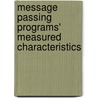Message Passing Programs' Measured Characteristics door Basel A. Mahafzah