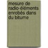 Mesure de radio-éléments enrobés dans du bitume