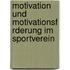 Motivation Und Motivationsf Rderung Im Sportverein