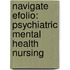 Navigate Efolio: Psychiatric Mental Health Nursing