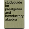 Studyguide for Prealgebra and Introductory Algebra door Cram101 Textbook Reviews