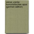 Venus Urania: Humoristisches Epos (German Edition)