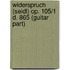 Widerspruch (Seidl) Op. 105/1 D. 865 (Guitar Part)