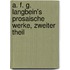 A. F. G. Langbein's prosaische Werke, Zweiter Theil
