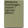 Altitalische Forschungen, Volume 1 (German Edition) by Pauli Carl