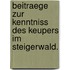 Beitraege zur Kenntniss des Keupers im Steigerwald.
