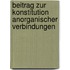 Beitrag zur Konstitution anorganischer Verbindungen