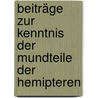 Beiträge zur Kenntnis der Mundteile der Hemipteren by Leon Nicu