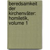 Beredsamkeit Der Kirchenväter: Homiletik, Volume 1 by Joseph Anton Weißenbach
