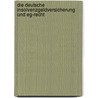 Die Deutsche Insolvenzgeldversicherung Und Eg-Recht by Hartwig Kasten