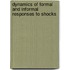 Dynamics of Formal and Informal Responses to Shocks
