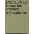 Effet Du Vih Sur Le Taux Des Enzymes Anti-oxydantes