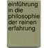 Einführung in die philosophie der reinen erfahrung