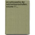 Encyklopaedie Der Naturwissenschaften, Volume 11...