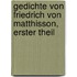 Gedichte von Friedrich von Matthisson, Erster Theil