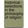Historical Selections in the Philosophy of Religion door Ninian Smart