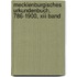 Mecklenburgisches Urkundenbuch, 786-1900, Xiii Band