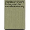 Migration Vor Dem Hintergrund Der Eu-osterweiterung door Mandy Parakenings