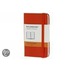 Moleskine Notebook Plain Red Hard Cover Extra Small