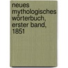 Neues mythologisches Wörterbuch, Erster Band, 1851 by Paul Friedrich Achat Nitsch