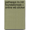 Pathways L/S Intl Foundationssb + Online Wb Sticker door Najafi