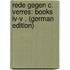 Rede Gegen C. Verres: Books Iv-V . (German Edition)