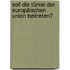 Soll die Türkei der europäischen Union beitreten?