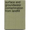 Surface and groundwater contamination from landfill door Isaac Oladejo Olaniyan