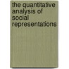 The Quantitative Analysis Of Social Representations door Willem Doise