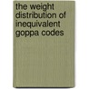 The weight distribution of inequivalent Goppa codes door Nephtale B. Mumba