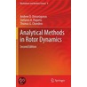 Analytical Methods in Rotor Dynamics: Second Edition door Stephanos A. Paipetis
