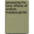 Assessing The Toxic Effects Of Sodium Metabisulphite