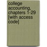 College Accounting, Chapters 1-29 [With Access Code] door Vernon Richardson