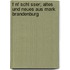 F Nf Schl Sser; Altes Und Neues Aus Mark Brandenburg