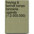 Freytag & Berndt Kenya Tanzania Uganda (1:2.000.000)